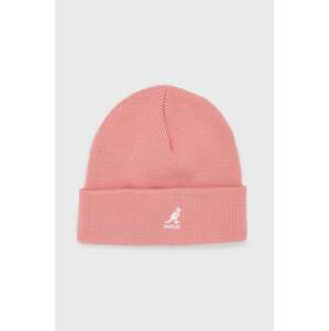 Kapa Kangol boja: ružičasta, od debele pletenine