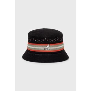 Šešir s dodatkom vune Kangol boja: crna