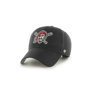 Kapa sa šiltom s dodatkom vune 47 brand MLB Pittsburgh Pirates boja: crna, s aplikacijom