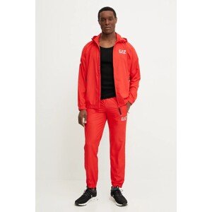 Trenirka EA7 Emporio Armani za muškarce, boja: crvena