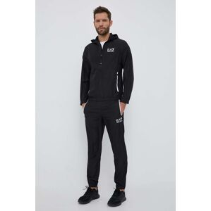 Trenirka EA7 Emporio Armani za muškarce, boja: crna