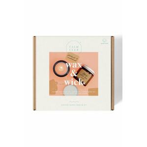 Set za izradu svijeća Luckies of London Calm Club Wax & Wick