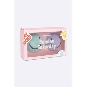 Čarape Eat My Socks Saturday Sunday 2-pack