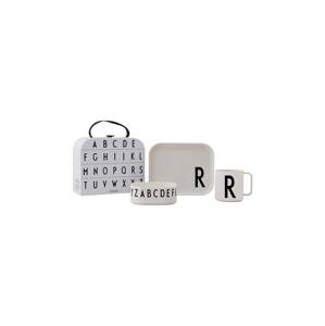 Dječji set za doručak Design Letters Classics in a suitcase R 4-pack