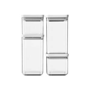 Set posuda za pohranu s poklopcima Brabantia Tasty+ 4-pack