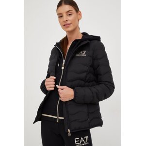 Jakna EA7 Emporio Armani za žene, boja: crna, za prijelazno razdoblje