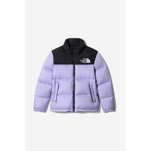 Dječja pernata jakna The North Face Youth 1996 Retro Nuptse boja: ljubičasta