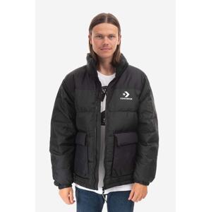 Pernata jakna Converse za muškarce, boja: crna, za zimu, 10023755.A03-BLACK