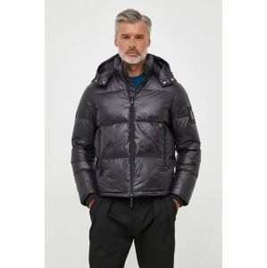 Pernata jakna Armani Exchange za muškarce, boja: crna, za zimu
