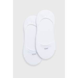 Čarape Calvin Klein za žene, boja: bijela, 701218767