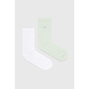 Čarape Calvin Klein 2-pack za žene, boja: crna, 701218769