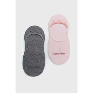 Čarape Calvin Klein 2-pack za žene, boja: ružičasta, 701218771