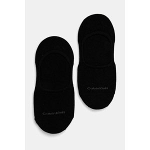 Čarape Calvin Klein 2-pack za žene, boja: crna, 701218771