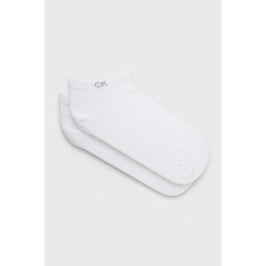 Čarape Calvin Klein za žene, boja: bijela, 701218772