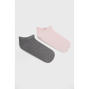 Čarape Calvin Klein za žene, boja: ružičasta, 701218772