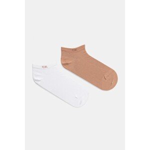 Čarape Calvin Klein za žene, boja: narančasta, 701218772