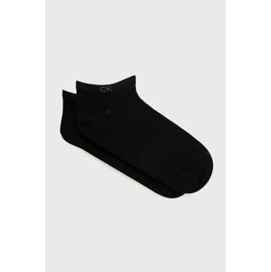 Čarape Calvin Klein za žene, boja: crna, 701218772