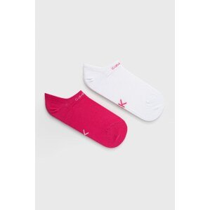Čarape Calvin Klein za žene, boja: ružičasta, 701218774