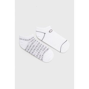 Čarape Calvin Klein za žene, boja: bijela, 701218779