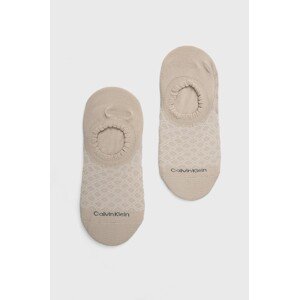 Čarape Calvin Klein za žene, boja: prozirna, 701218787