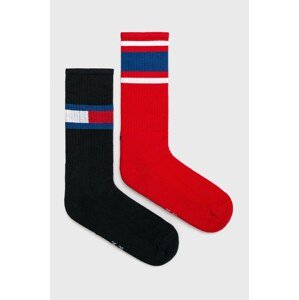Dječje čarape Tommy Hilfiger (2-pack) boja: tamno plava