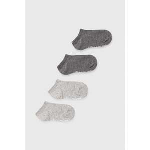 Dječje čarape United Colors of Benetton 4-pack boja: siva