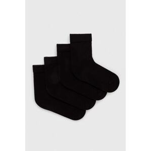 Dječje čarape United Colors of Benetton 4-pack boja: crna