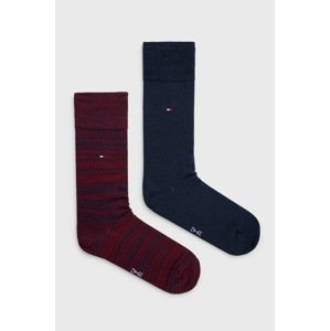 Čarape Tommy Hilfiger 2-pack za muškarce, boja: tamno plava, 371111