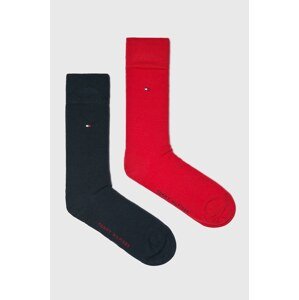Čarape Tommy Hilfiger 2-pack za muškarce, boja: tamno plava, 371111.