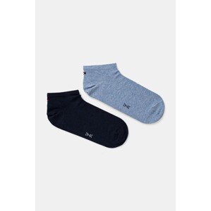 Čarape Tommy Hilfiger 2-pack za muškarce, boja: tamno plava, 342023001