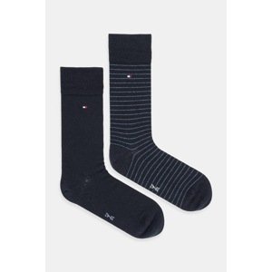 Čarape Tommy Hilfiger 2-pack boja: tamno plava, 100001496