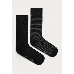 Čarape Tommy Hilfiger 2-pack boja: siva, 100001496