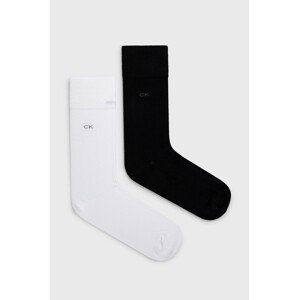 Čarape Calvin Klein 2-pack za muškarce, boja: bijela, 701218631