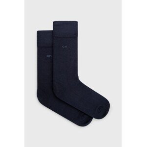 Čarape Calvin Klein 2-pack za muškarce, boja: tamno plava, 701218631