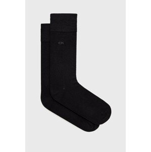 Čarape Calvin Klein 2-pack za muškarce, boja: crna, 701218631