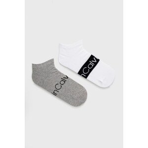 Čarape Calvin Klein za muškarce, boja: bijela, 701218712