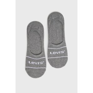 Čarape Levi's za muškarce, boja: siva