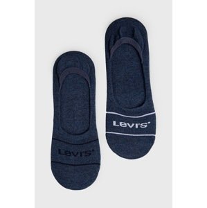 Čarape Levi's (2-pack) za muškarce, boja: tamno plava
