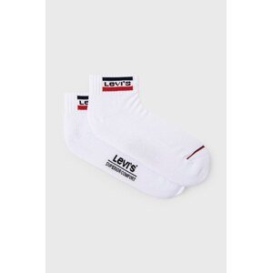 Čarape Levi's za muškarce, boja: bijela, 37157.0773-white