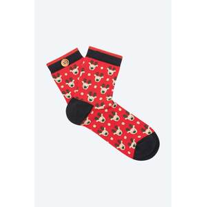 Čarape Cabaia LUTIN boja: crvena