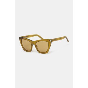 Sunčane naočale Saint Laurent za žene, boja: smeđa, SL 214 KATE