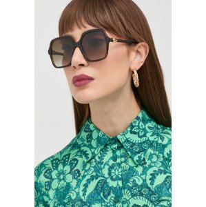 Sunčane naočale Gucci za žene, boja: smeđa