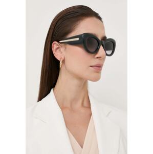 Sunčane naočale Alexander McQueen AM0403S za žene, boja: crna