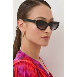 Sunčane naočale Saint Laurent za žene, boja: crna