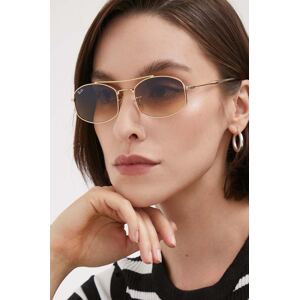 Sunčane naočale Ray-Ban za žene, boja: bež, 0RB3719
