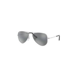 Dječje sunčane naočale Ray-Ban Junior Aviator boja: siva, 0RJ9506S-Lustrzane