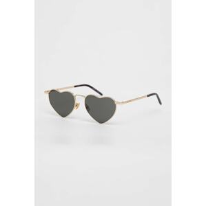 Sunčane naočale Saint Laurent boja: zlatna