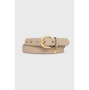 Kožni remen Lauren Ralph Lauren za žene, boja: bež, 412802952