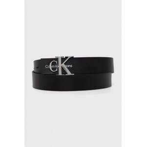 Kožni remen Calvin Klein za žene, boja: crna, K60K610281