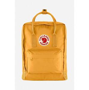 Ruksak Fjallraven Kanken boja: žuta, veliki, s aplikacijom, F23510.160-160